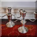 S04. reed & Barton weighted sterling candelabras. 